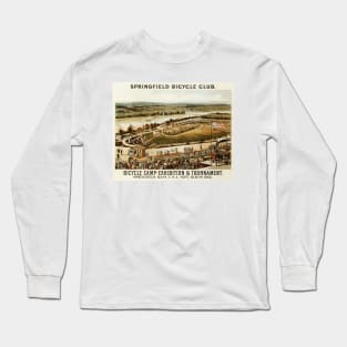 Springfield Bicycle Club Exhibition Tournament Vintage Advertising Long Sleeve T-Shirt